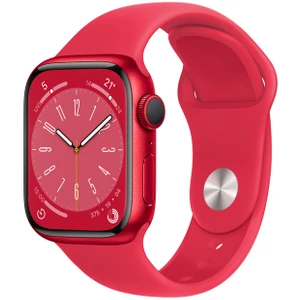Watch Series 8 Gps 41MM (Product)Red Aluminium Case With (Product)Red Sport Band - Regular MNP73TU/A