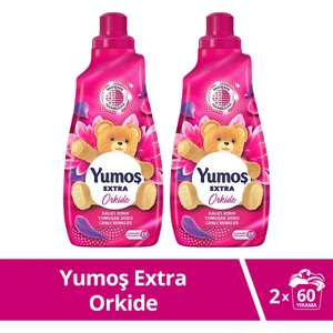 Extra Orkide Konsantre Çamaşır Yumuşatıcı 1440 ml 60 Yıkama X2