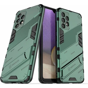 Tam Vücut Ağır Hizmet Hibrit Sert Pc Yumuşak Tpu Samsung Galaxy A32 4g Eu Versiyonu Için Katlanır Kickstand Ile Şok Geçirmez Koruyucu Kapak (Yurt Dışından)