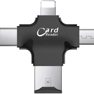 Gn-24 Otg 4 In 1 Micro USB Flash Disk Type C Mikro Sd Kart Okuyucu Ios iPhone Android