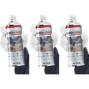2+1 Paket Su Izolasyon Sızıntı Onarım Spreyi Su Geçirmez Beyaz 3X300 ml