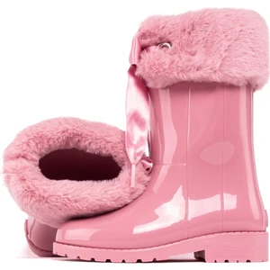 W10239 Campera Charol Soft Çocuk Pembe Yağmur Çizmesi