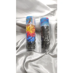 ÇÖPLÜX ACCESSORİES Cimcime Perma Lastik Toka Kalın Siyah Renkli Kalın 2 Kutu.