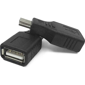 USB Dişi To Mini USB Erkek Otg Araç Aux Çevirici Adaptör