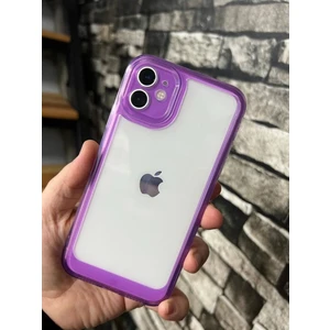 Iphone 11 Kılıf Space Kapak Lila Renk Silikon Kılıf Kapak