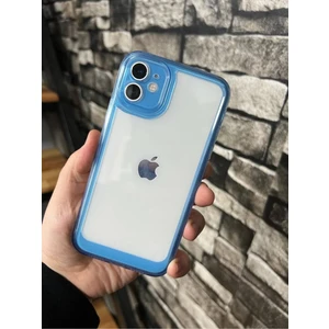 Iphone 11 Kılıf Space Kapak Mavi Renk Silikon Kılıf Kapak