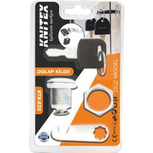 KTX-835 Vokumlu  Dolap Kilidi Düz-56