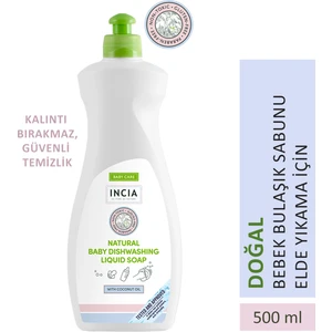 %100 Doğal Bebek Bulaşık Sabunu Bitkisel Emzik Biberon Temizleyici Vegan 500 ml