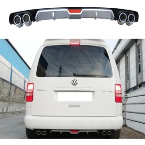 Vw caddy difüzör arka tampon eki 4 egzoz çıkışlı