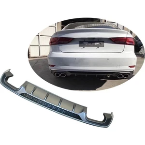 Audi S3 arka tampon difüzörü model sedan 2016+ 8v