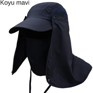 88 Shop Güneş Koruyucu Balıkçı Şapkası - Mavi (Yurt Dışından)
