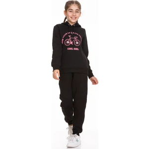 Kız Çocuk Cool Girl Baskılı  Içi Polarlı Takım