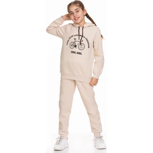 Kız Çocuk Cool Girl Baskılı  Içi Polarlı Takım