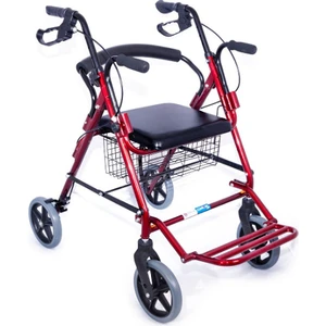 Comfort Plus DM9146 Ayak Pedallı Alüminyum Rolatör (Tekerlekli Sandalye Gibi Kullanma Imkanı)