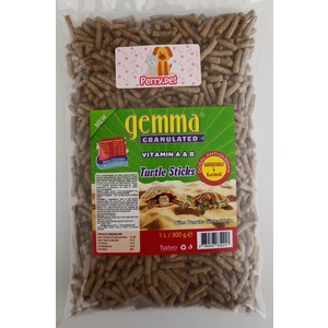 Turtle Sticks Sarımsaklı ve Karidesli Kaplumbağa Yemi 1 Litre 300 gr