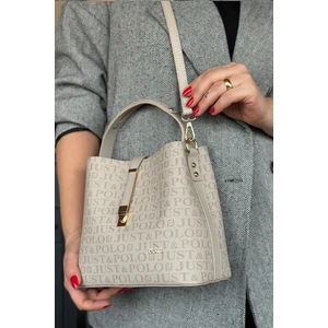 Just Polo Baskı Desenli Özel Seri Çanta Cüzdan Kombini 92055-GD