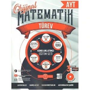 Orijinal Yayınları  AYT Matematik Türev Konu Anlatımlı