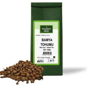 Modern Aktar Doğal Bamya Tohumu 160 gr