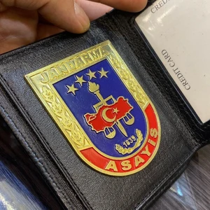 Kuyumcudan Jandarma Asayiş Rozetli Cüzdan