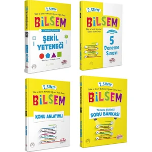 Editör Yayınları 2. Sınıf Bilsem Sınavına Hazırlık Seti 2023