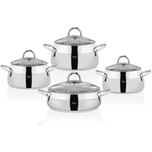 Miranda 8 Parça Çelik Çeyiz Seti Platin