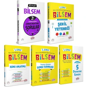 Editör Yayınları 2. Sınıf Bilsem Sınavına Hazırlık Tam Kapsamlı Set 2023