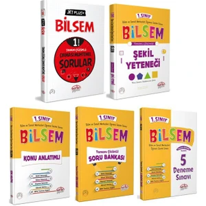 Editör Yayınları 1. Sınıf Bilsem Sınavına Hazırlık Tam Kapsamlı Set 2023