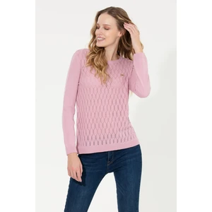 U.S. Polo Assn. Kadın Manolya Triko Kazak 50255255-VR211