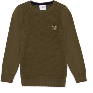 U.S. Polo Assn. Erkek Çocuk Coconut Triko Kazak 50255273-VR153