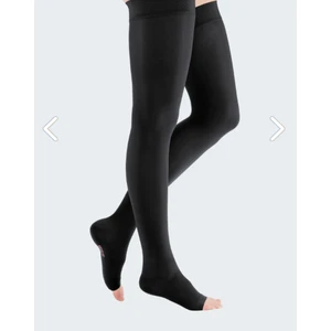 Duomed /ccl2 Diz Üstü/parmak Ucu Açık/ Siyah Renkli Varis Çorabı