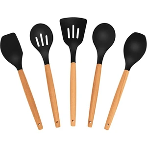 Cook Case Servis Sptaula Seti Silikon 5'li Siyah