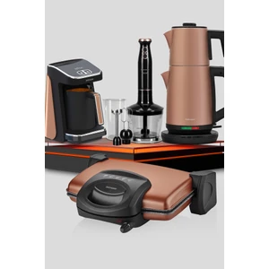 Royal Rose Gold 18 Parça Avantajlı Elektronik Evlilik Paketi Elektrikli Mutfak Çeyiz Seti