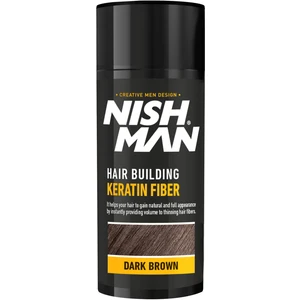 NISHMAN Saç Dolgunlaştırıcı Keratin Fiber ( Dark Brown ) 21Gr