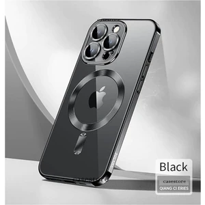 M.TK Moveteck iPhone 13 Pro Kılıf Kamera Lens Üstü Tam Korumalı Manyetik Magsafe Derin Mor Şarj Case