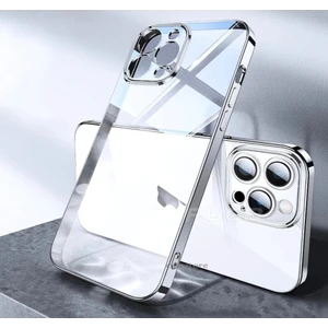 M.TK Moveteck iPhone 12 Pro Max Uyumlu Kılıf Kamera Lens Koruyuculu Sararmaz Şeffaf Toz Geçirmez Hoparlör Tasarımı Elektrolizle Darbeye Dayanıklı Çizilmez Ince