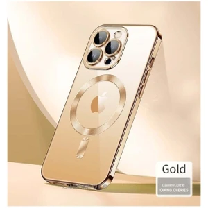 M.TK Moveteck iPhone 11 Pro Max Kılıf Kamera Lens Üstü Korumalı Manyetik Magsafe Derin Mor Şarj Case