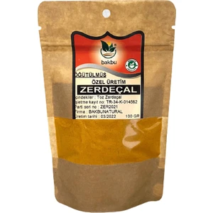 Toz Zerdeçal Özel Üretim 100 gr
