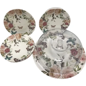 YNS Collection Yns Yuvarlak Kek Fanus Ikram Seti