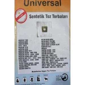 Abnturk Özel Üretim 10 Adet ARÇELIKS4250 Süpürge Toz Torbası Toz Salımı Sıfır Düzeyinde 3 Kat Elyaf