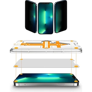 iPhone 13 Pro Max Hayalet Ekran Koruyucu Otomatik Hizalama Anti Dust 8k Ultra Hd Tam Kaplayan Cam