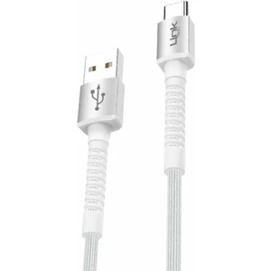 Linktech K552 Type-C USB Metal Başlı Data/şarj Kablosu 3A 1mt