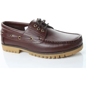 K-03 Hakiki Deri Siyah & Kahverengi Casual Günlük Erkek Ayakkabı