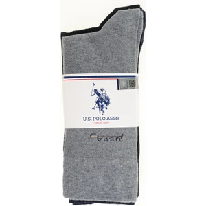 U.S. Polo Assn. Gri Melanj Erkek Çorap GALI-SK22.VR086