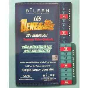 Bilfen Yayınları 8. Sınıf LGS Denebil Din Kültürü 20 Deneme Seti - Dene Bil