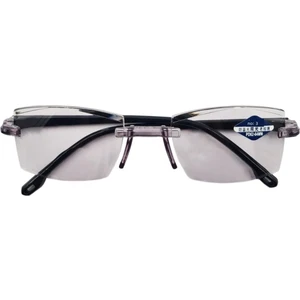 Çerçevesiz Okuma Gözlükleri Bio Uzak Yakın Anti Mavi Işık Büyütme Gözlükleri (+1  numaradır !!!)