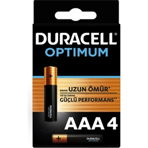 Optimum Alkalin Pil Aaa 4'' Lü Paket