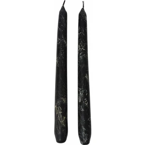 Karaca Home Marble 2'li Siyah Şamdan Mum