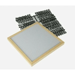 Ahşap Harfli Mesaj Panosu