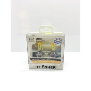 H7 Flösher Sarı Işık Artırımlı Far Ampül 12V100W