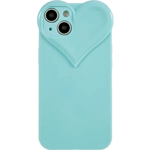 Xstep Case Xstepcase iPhone 14 Plus Için Kalp Şeklinde Kamera Koruma Telefon Kapağı, Fingerprint Anti Tpu Anti-Dust Cep Telefon Kılıfı (Yurt Dışından)